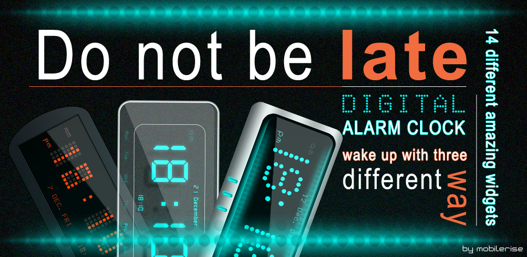 Digital Alarm Clock MobileRise
